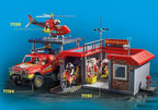 PLAYMOBIL CITY ACTION - PROMO-PACK CASERNE DE POMPIERS TRANSPORTABLE #71193