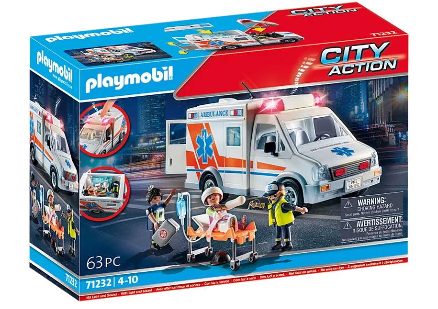 PLAYMOBIL CITY ACTION - AMBULANCE #71232
