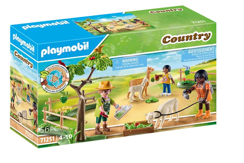 PLAYMOBIL COUNTRY - HIKERS AND ALPACAS #71251