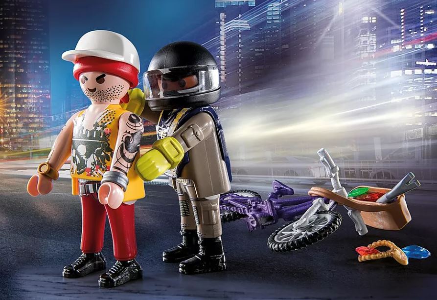 PLAYMOBIL CITY ACTION - STARTER PACK FORCES SPÉCIALES ET VOLEUR #71255