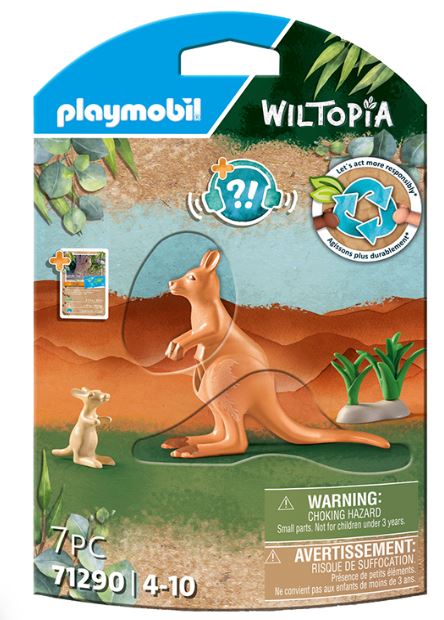 PLAYMOBIL WILTOPIA - KANGAROO AND BABY #71290