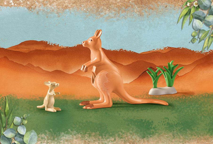 PLAYMOBIL WILTOPIA - KANGAROO AND BABY #71290