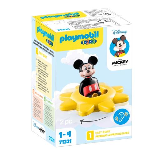 PLAYMOBIL JUNIOR DISNEY - MICKEY ET TOUPIE SOLEIL #71698