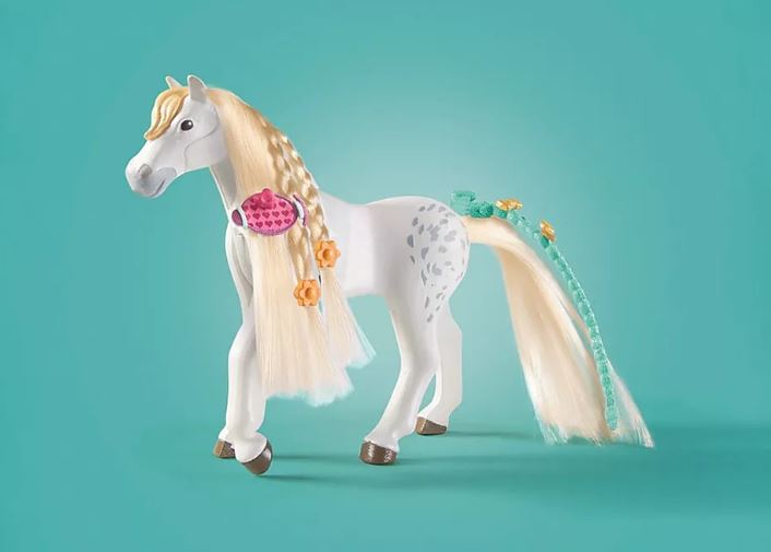 PLAYMOBIL HORSES OF WATERFALL - ISABELLA AND LIONESS WITH HORSE WASH STATION #71354