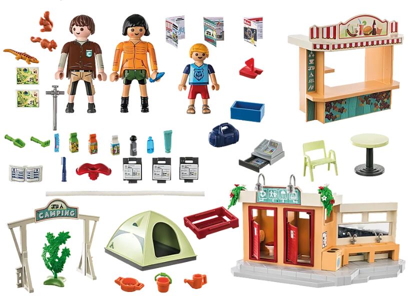 PLAYMOBIL FAMILY FUN CAMPING - THE CAMPSITE #71424