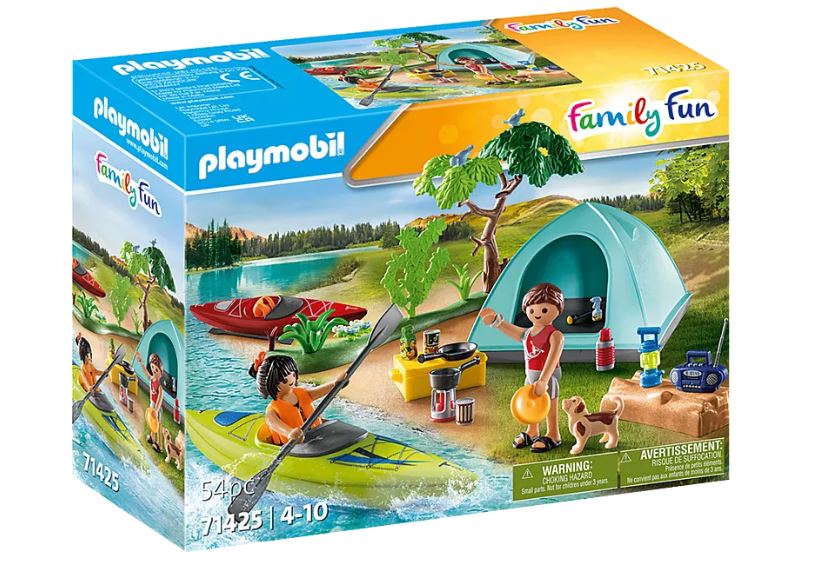 PLAYMOBIL FAMILY FUN CAMPING - FAMILLE ET TENTE #71425