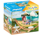 PLAYMOBIL FAMILY FUN CAMPING - VACANCIÈRE ET HAMAC #71428