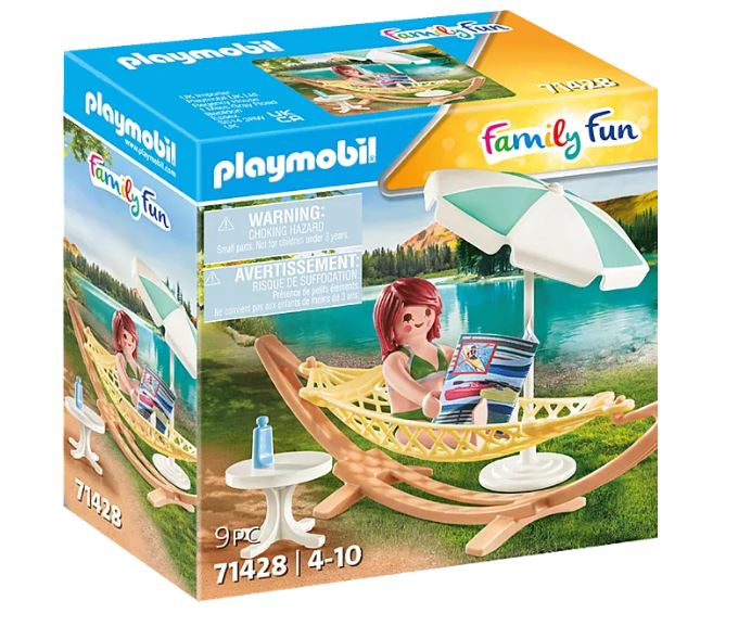 PLAYMOBIL FAMILY FUN CAMPING - VACANCIÈRE ET HAMAC #71428