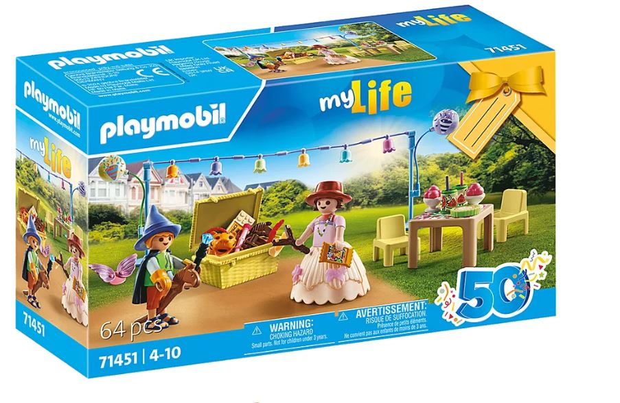PLAYMOBIL MY LIFE - KIDS GIFT SETS WITH PARTY DECORATIONS #71451
