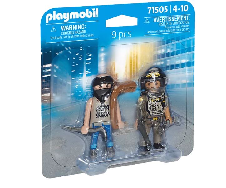 PLAYMOBIL DUO PACK - POLICIER ET BANDIT #71505