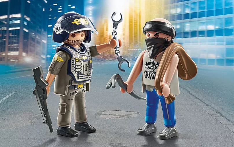 PLAYMOBIL DUO PACK - POLICIER ET BANDIT #71505