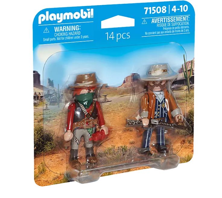 *** PLAYMOBIL DUO PACK - SHÉRIF ET BANDIT #71508