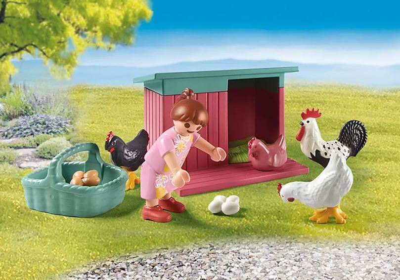 PLAYMOBIL MY LIFE - CHICKEN COOP AND GARDEN #71510