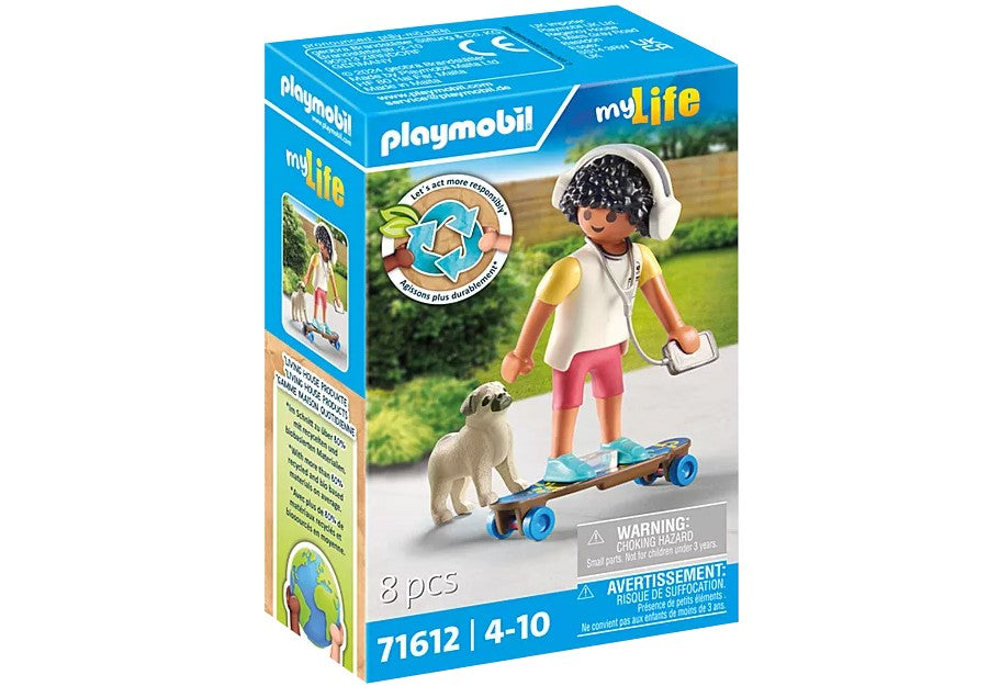 PLAYMOBIL MY LIFE - ADOLESCENT AVEC CHIEN #71612