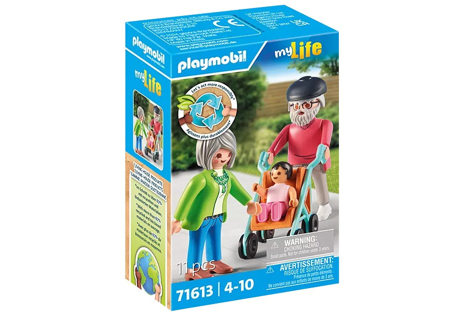 PLAYMOBIL MY LIFE - GRANDS-PARENTS AVEC BÉBÉ #71613