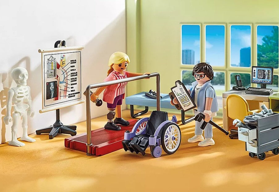 PLAYMOBIL CITY LIFE - ATELIER DE KINÉSITHÉRAPIE #71617