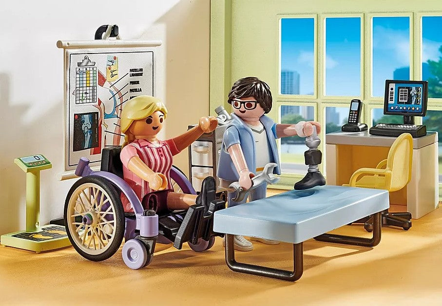 PLAYMOBIL CITY LIFE - ATELIER DE KINÉSITHÉRAPIE #71617