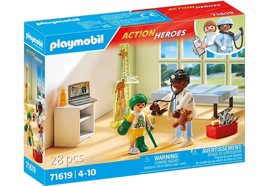 PLAYMOBIL CITY LIFE - PÉDIATRE AVEC ENFANT #71619