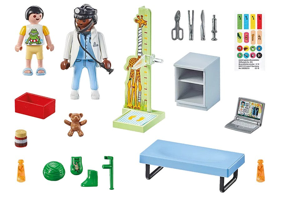 PLAYMOBIL CITY LIFE - PÉDIATRE AVEC ENFANT #71619