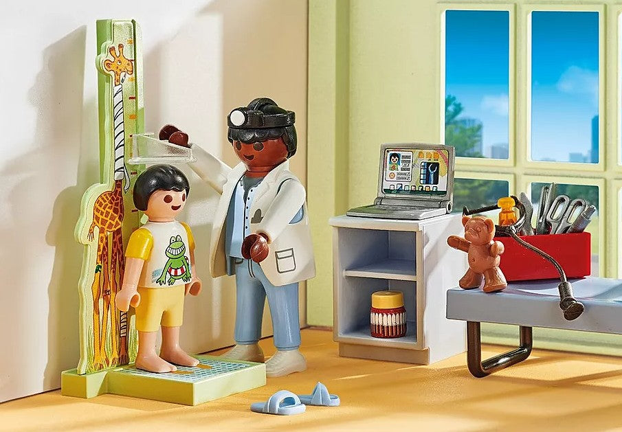 PLAYMOBIL CITY LIFE - PÉDIATRE AVEC ENFANT #71619