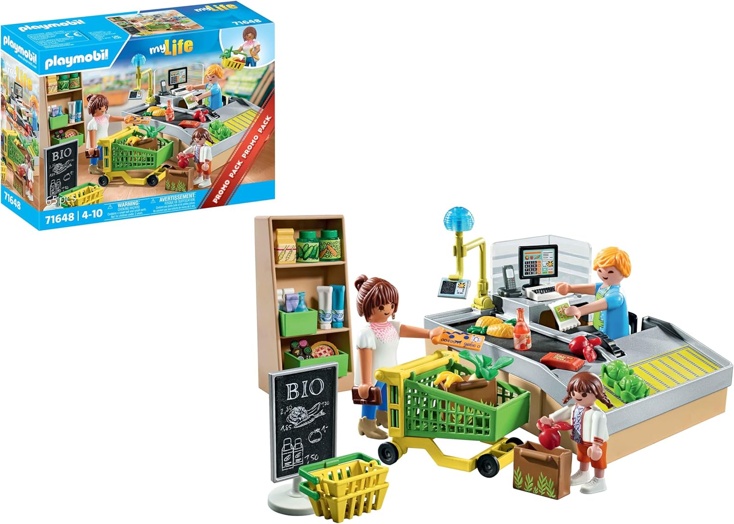 PLAYMOBIL MY LIFE - ORGANIC GROCERY STORE #71648