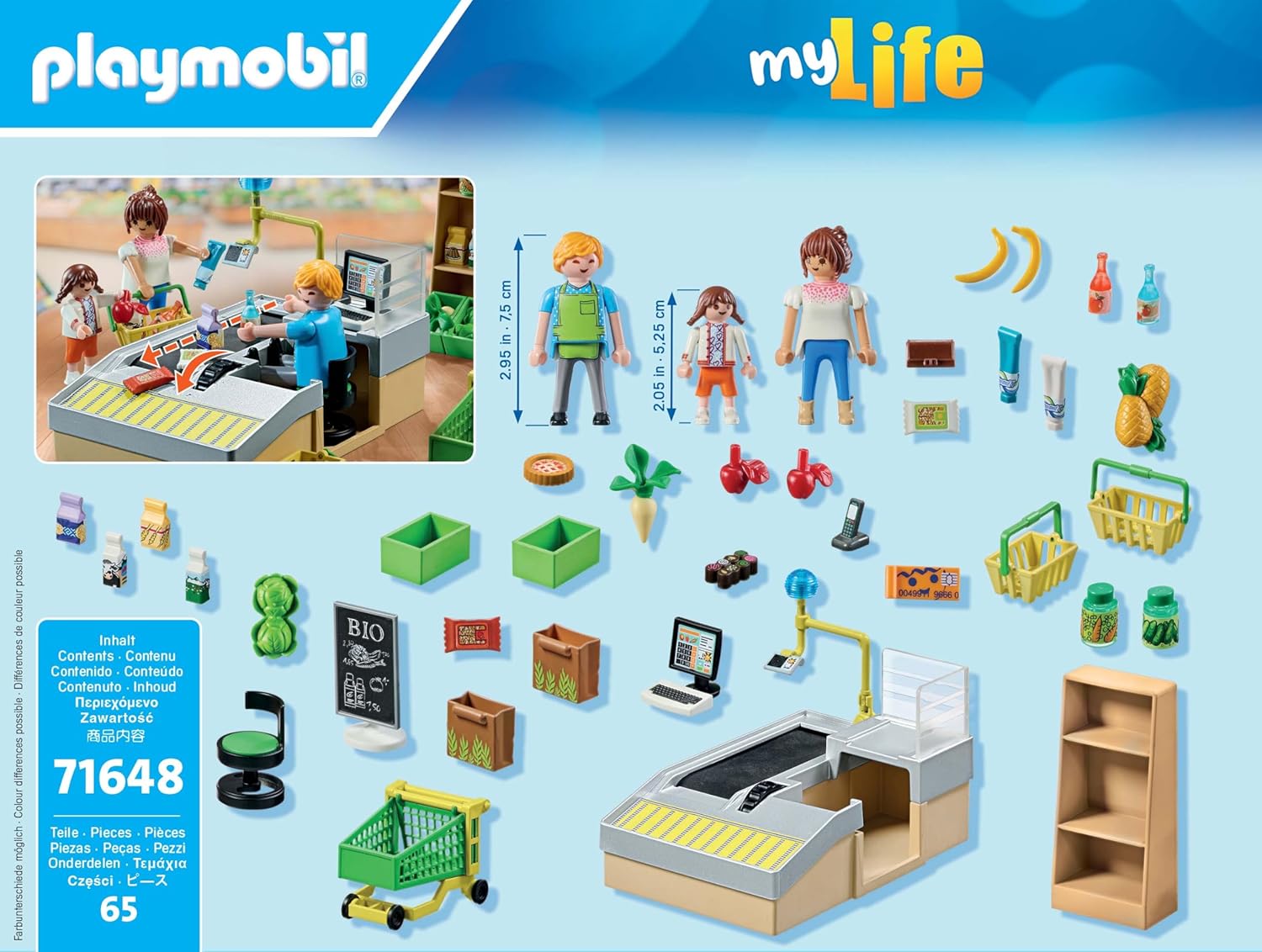 PLAYMOBIL MY LIFE - ORGANIC GROCERY STORE #71648