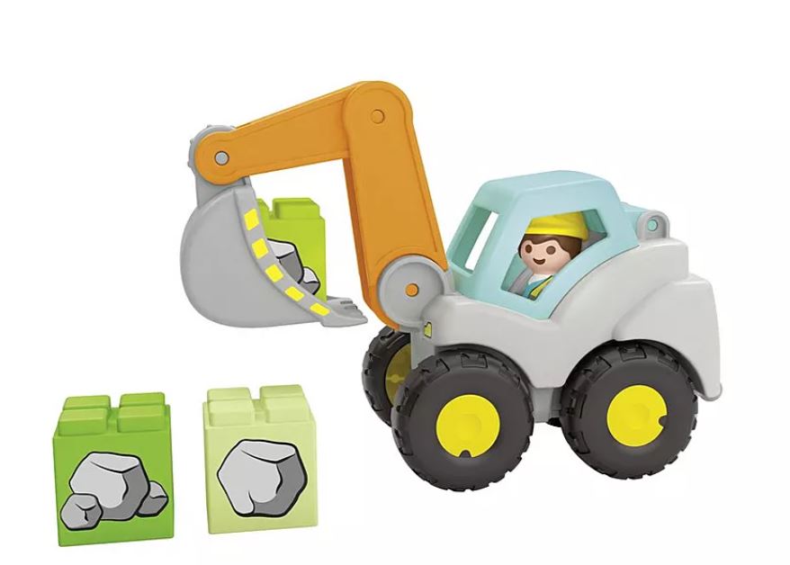 PLAYMOBIL JUNIOR - PELLETEUSE (EXCAVATRICE) #71684