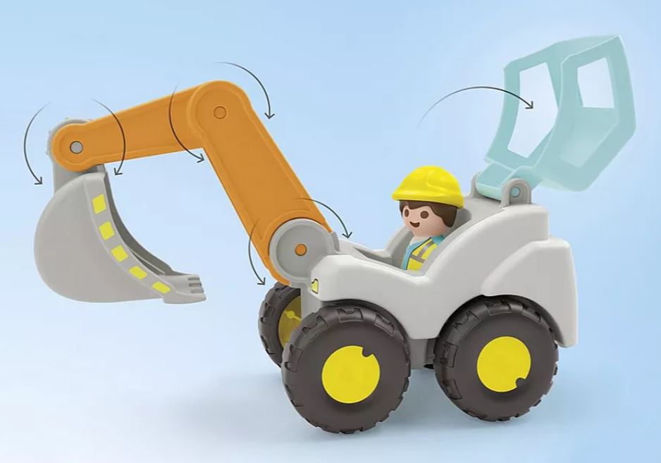 PLAYMOBIL JUNIOR - PELLETEUSE (EXCAVATRICE) #71684