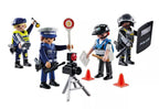 PLAYMOBIL ACTION HEROES - SET DE MÉTIER DE LA POLICE: 4 POLICIERS DIFFERENTS #71730