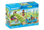 PLAYMOBIL MY LIFE - AIRE DE JEUX POUR CHIENS AVEC ENFANT ET ÉDUCATRICE #71745