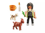 *** PLAYMOBIL SPECIAL PLUS - FERMIÈRE AVEC CHEVRE, CHEVREAU ET ACCESSOIRES #71759