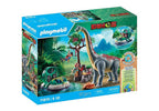 PLAYMOBIL DINOS - BRACHIOSAURUS WITH EXPLORERS AND HOVERCRAFT #71819