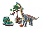 PLAYMOBIL DINOS - BRACHIOSAURUS WITH EXPLORERS AND HOVERCRAFT #71819