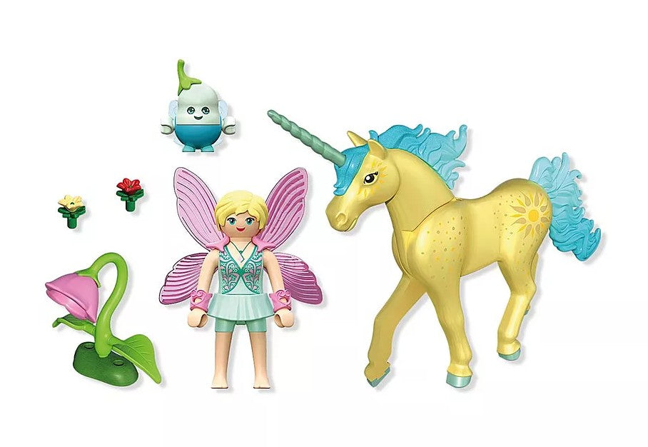 PLAYMOBIL MAGIC - LICORNE FLEUR DE SOLEIL AVEC FÉE #71842