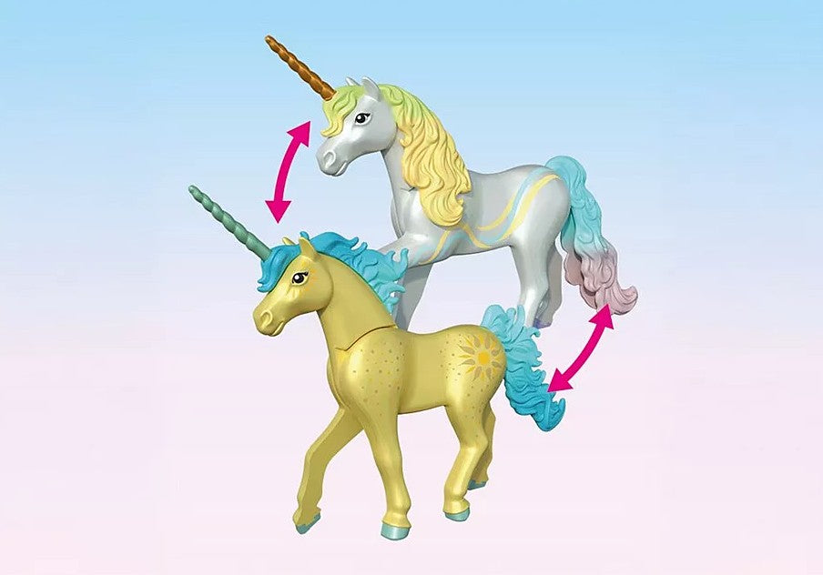 PLAYMOBIL MAGIC - LICORNE FLEUR DE SOLEIL AVEC FÉE #71842