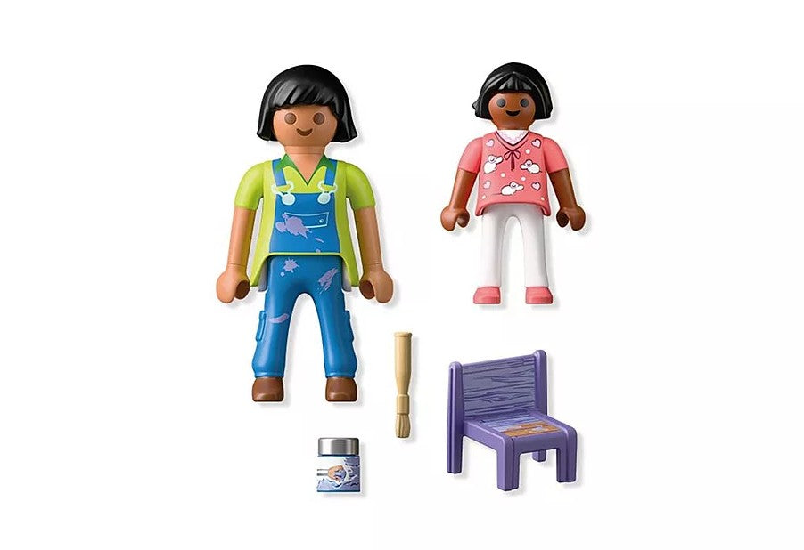 *** PLAYMOBIL SPECIAL PLUS - ACTIVITÉ PEINTURE ENTRE MAMAN ET ENFANT #71881