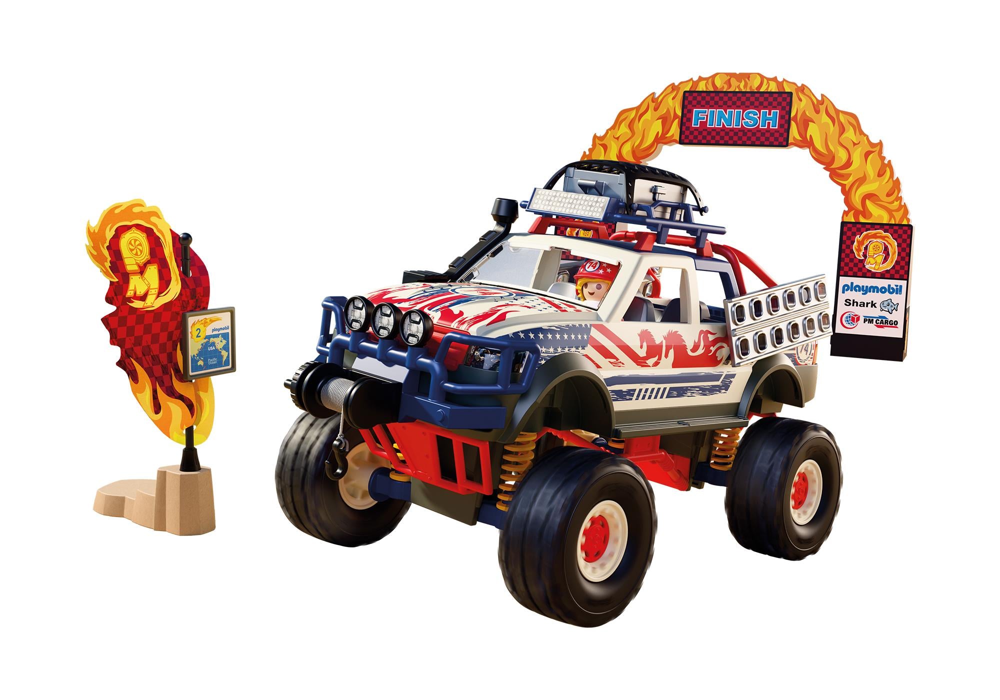 PLAYMOBIL OFFROAD CARS - OFF-ROAD TRUCK #70532