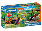 PLAYMOBIL ANIMALS & FRIENDS - ZOO KEEPER AND VEHICLE #72072