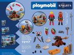 PLAYMOBIL KNIGHTS - CATAPULTE DES CHEVALIERS DU DRAGON #72117