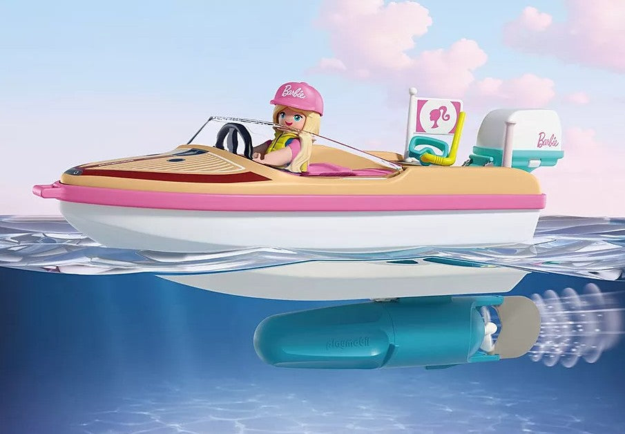 PLAYMOBIL BARBIE - BOAT & WAKEBOARD #72122