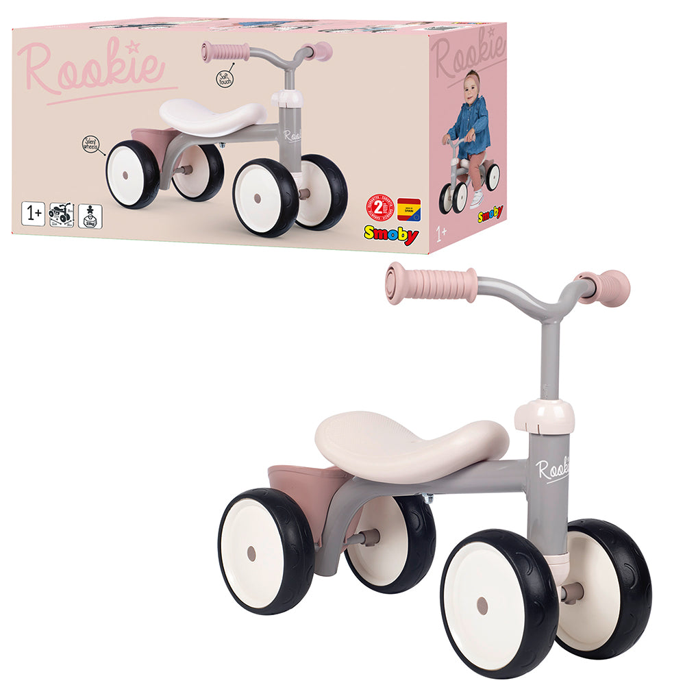 SMOBY - ROOKIE PINK RIDE-ON (BIKE)