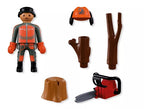 PLAYMOBIL SPECIAL PLUS - OUVRIER FORESTIER AVEC TRONÇONNEUSE #72150