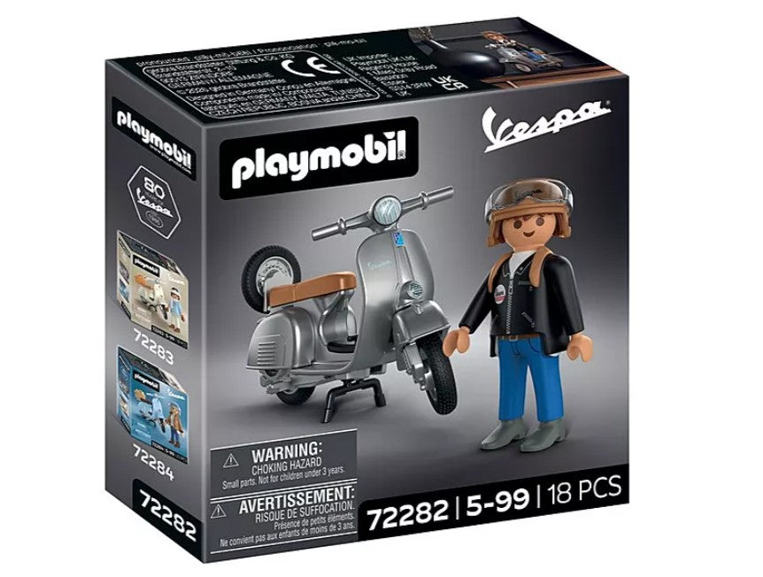 PLAYMOBILE CARS CLASSIC - 80ÈME ANNIVERSAIRE VESPA - STYLE ORIGINAL #72282