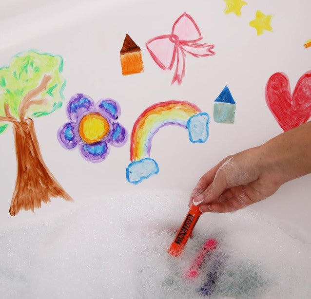 ZIMPLI - BAFF CRAYONS PAQUET DE 10 POUR LE BAIN