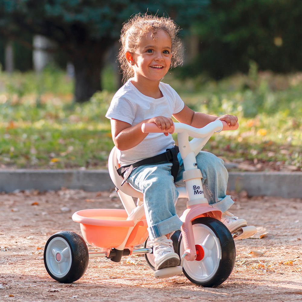 SMOBY - TRICYCLE BE MOVE ROSE (PORTEUR)
