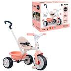 SMOBY - TRICYCLE BE MOVE ROSE (PORTEUR)