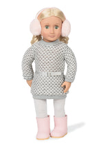 OG CLOTHING SET - "WINTER STYLE" KNITTED DRESS FOR 18-INCH DOLL