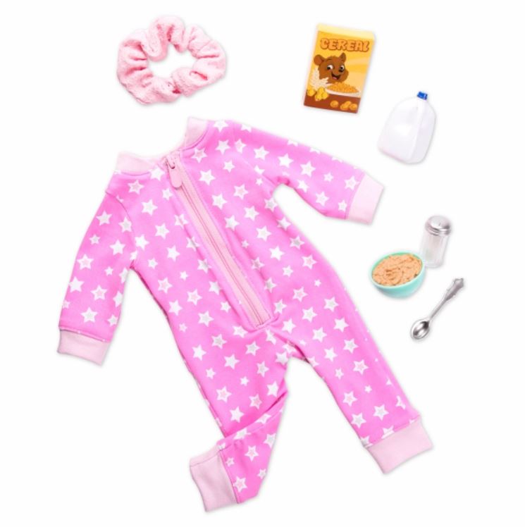 ENSEMBLE VÊTEMENTS OG - PYJAMA ROSE AVEC CÉRÉALES POUR OG