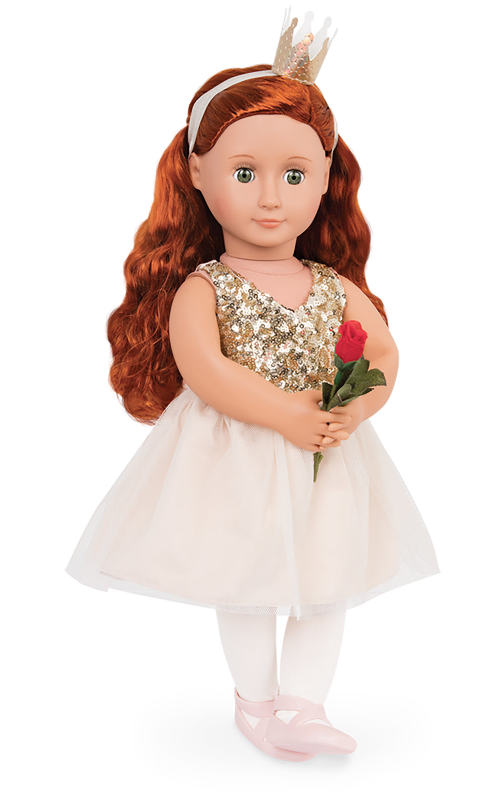 OG LUXURY CLOTHES SET - "OPENING NIGHT" LEOTARD, TUTU AND TIGHTS FOR 18-INCH DOLL