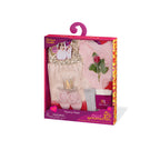 OG LUXURY CLOTHES SET - "OPENING NIGHT" LEOTARD, TUTU AND TIGHTS FOR 18-INCH DOLL